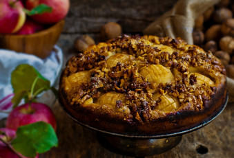 Картинка еда пироги пирог выпечка яблоки