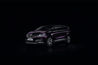 обоя автомобили, renault, 2015г, сиреневый, initiale, espace