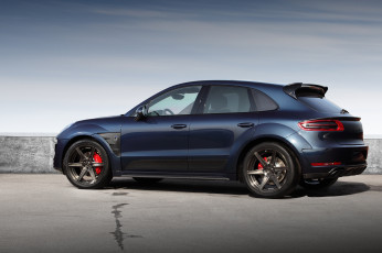 Картинка автомобили porsche темный topcar 2014г 95b ursa macan