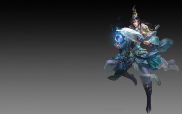 Картинка фэнтези маги +волшебники парень фентези маг шар магия