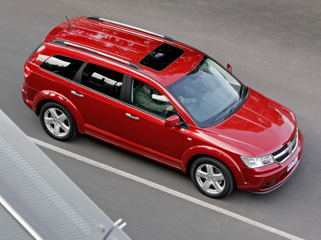 Обои картинки фото автомобили, dodge, rt, journey, красный, jc, au-spec