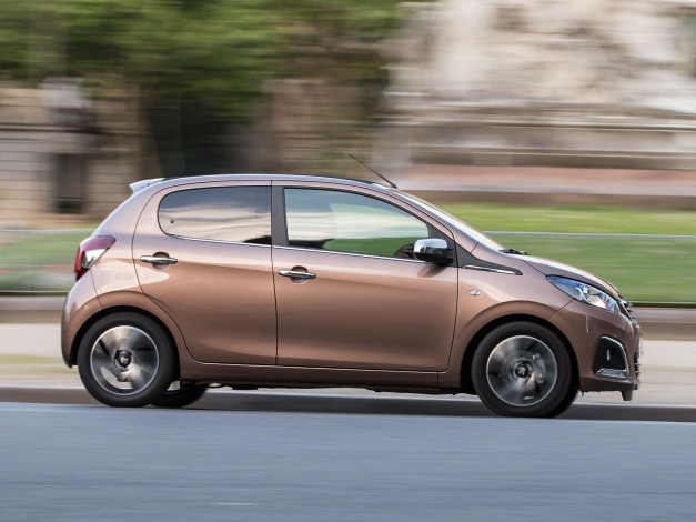 Обои картинки фото автомобили, peugeot, top, 108, 2014г, 5-door