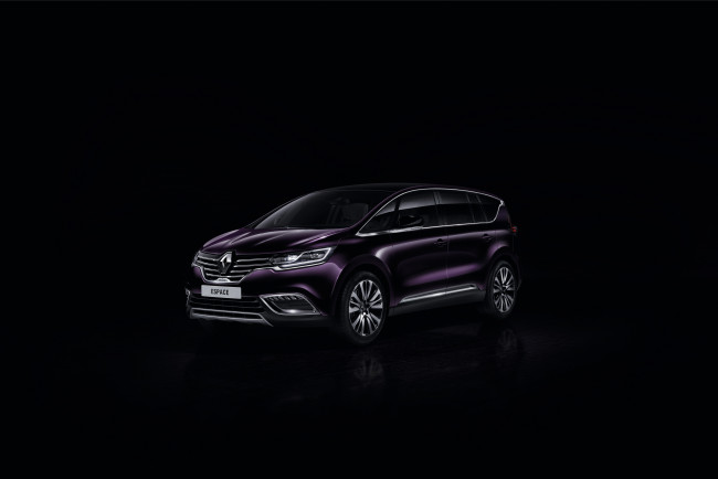 Обои картинки фото автомобили, renault, 2015г, сиреневый, initiale, espace