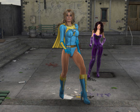 Картинка 3д+графика люди+ people взгляд фон девушки