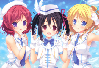 Картинка аниме love+live +school+idol+project yazawa nico nishikino maki ayase eri love live school idol project девочки арт muririn hazumi rio takano yuki