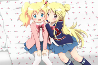 Картинка аниме unknown +другое арт девочки tagme artist kujou karen alice cartelet kiniro mosaic