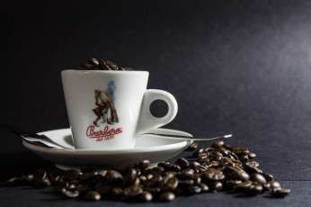 Картинка еда кофе +кофейные+зёрна зерна чашка