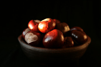 Картинка еда орехи +каштаны +какао-бобы каштаны