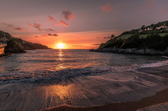 Картинка природа восходы закаты вечер океан