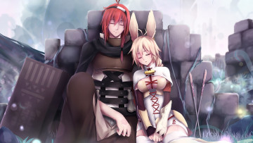 Картинка аниме unknown +другое adlet mayer rokka no yuusha anime девушка art герои парень nashetania loei piena augustra