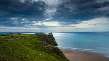 Картинка природа побережье море берег небо