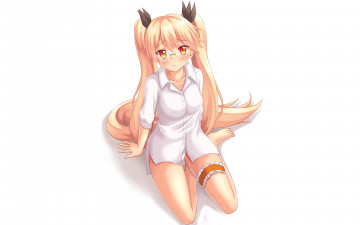 Картинка аниме unknown +другое волосы фон взгляд очки девушка