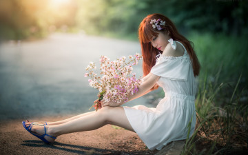 Картинка девушки -unsort+ азиатки азиатка лето девушка