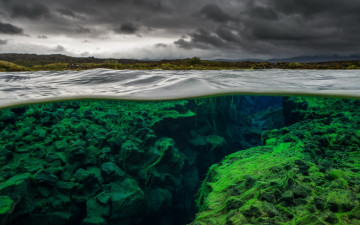 Картинка природа моря океаны вода небо дно