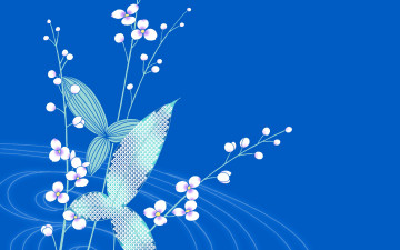 Картинка векторная+графика цветы+ flowers цветы листья