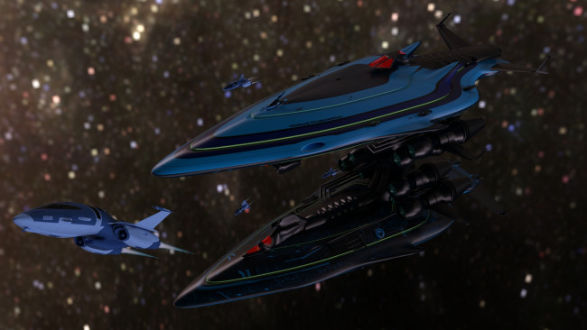 Обои картинки фото 3д графика, фантазия , fantasy, вселенная, полет, космический, корабль