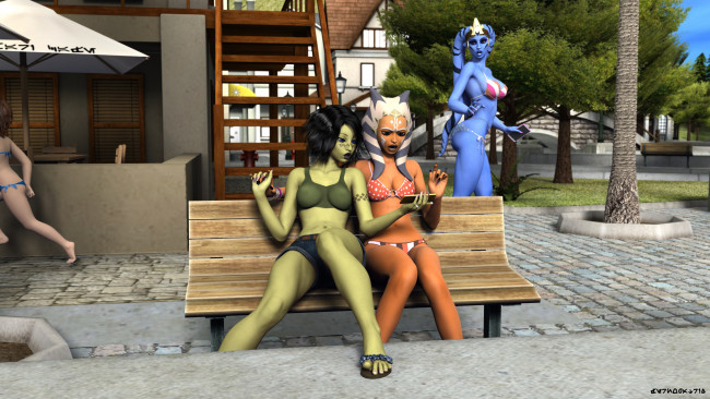 Обои картинки фото 3д графика, существа , creatures, фон, взгляд, халки