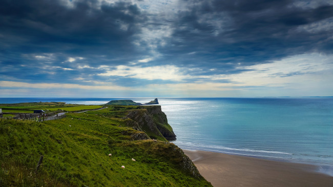 Обои картинки фото природа, побережье, море, берег, небо