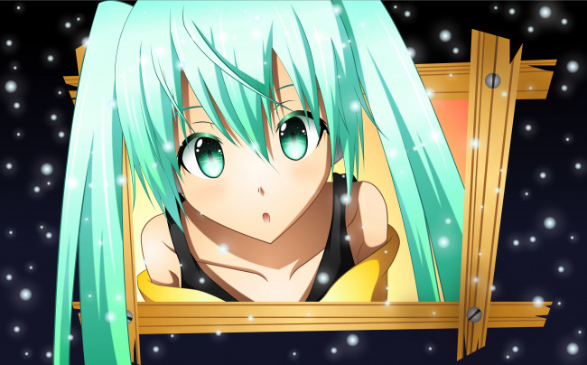Обои картинки фото аниме, vocaloid, hatsune, miku