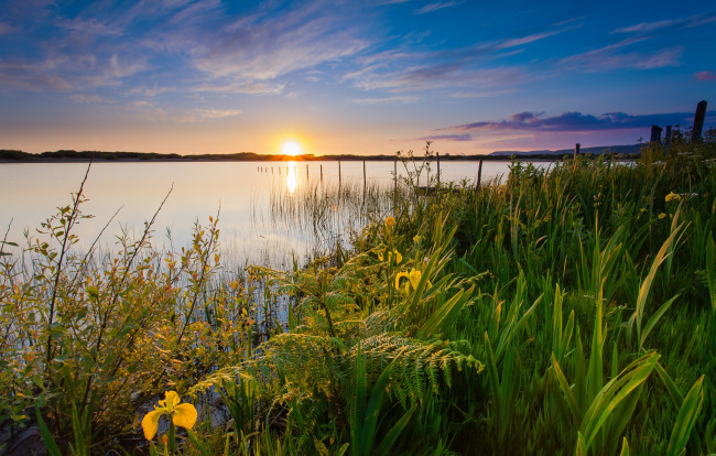 Обои картинки фото природа, восходы, закаты, рассвет