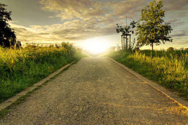 Обои картинки фото природа, восходы, закаты, рассвет