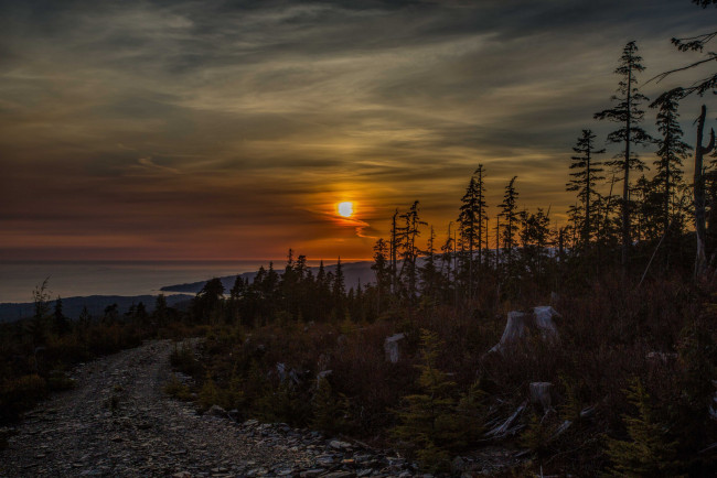 Обои картинки фото природа, восходы, закаты, сумерки