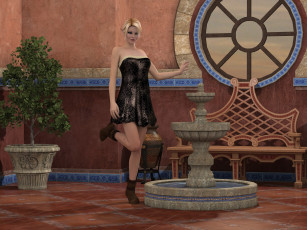 Картинка 3д+графика эльфы+ elves эльфийка взгляд фон