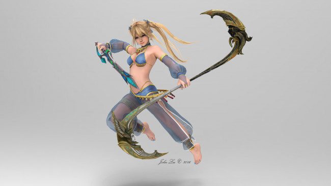 Обои картинки фото 3д графика, фантазия , fantasy, фон, взгляд, девушка