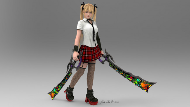 Обои картинки фото 3д графика, фантазия , fantasy, фон, взгляд, девушка