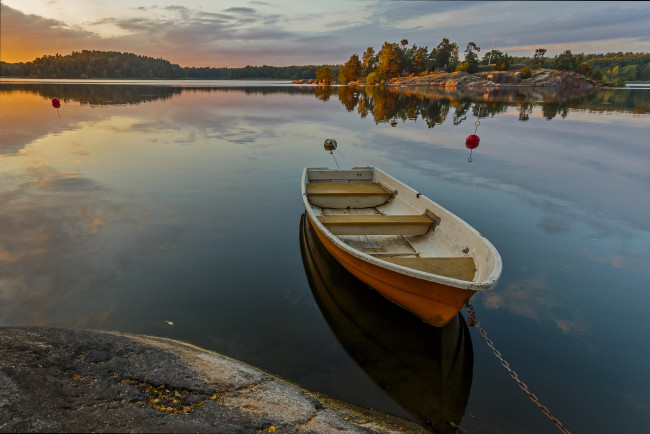 Обои картинки фото корабли, лодки,  шлюпки, река, лес