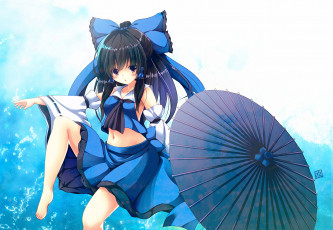 Картинка аниме touhou девушка