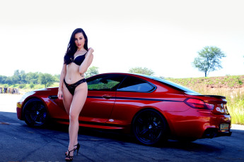 Картинка автомобили -авто+с+девушками bmw