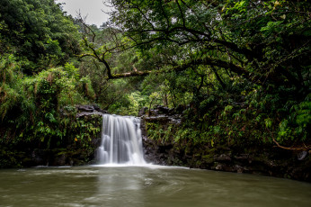 Картинка природа водопады простор