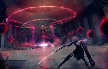 Картинка видео+игры nier +automata automata