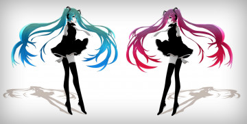 Картинка аниме vocaloid девушки