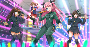 Картинка аниме музыка девушки