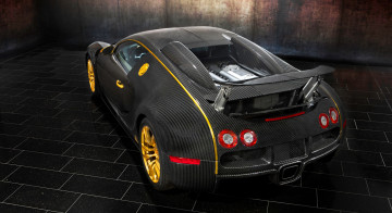 обоя mansory bugatti veyron linea vincero d-oro 2010, автомобили, bugatti, mansory, veyron, linea, vincero, d-oro, 2010