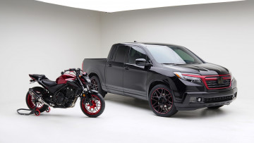 Картинка honda+ridgeline+black+edition+concept+2016 автомобили honda ridgeline black edition concept 2016
