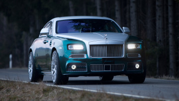 обоя mansory rolls-royce wraith with fog lights 2014, автомобили, rolls-royce, mansory, wraith, with, fog, lights, 2014