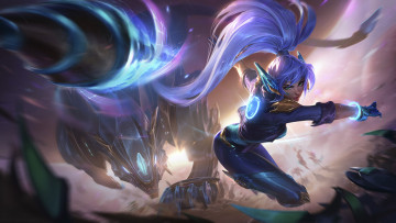 Картинка видео+игры league+of+legends justice league nidalee