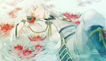 Картинка аниме touken+ranbu танец мечей