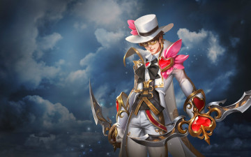 Картинка фэнтези люди валентинов день арт игра праздник парень ассасин инвент костюм