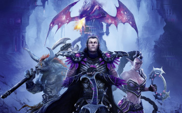 Картинка фэнтези существа оружие фон взгляд мужчина