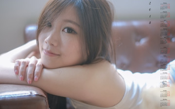 Картинка календари девушки взгляд азиатка