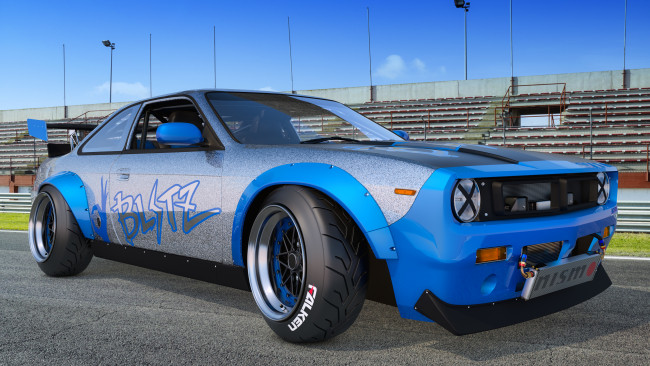 Обои картинки фото автомобили, 3д, автомобиль, фон