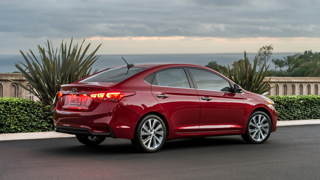 Обои картинки фото hyundai accent 2018, автомобили, hyundai, accent, 2018