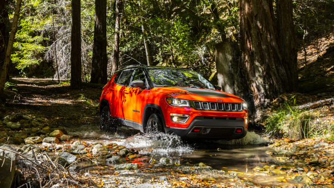 Обои картинки фото jeep compass trailhawk 2017, автомобили, jeep, compass, trailhawk, 2017