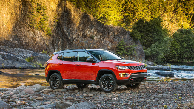 Обои картинки фото jeep compass trailhawk 2017, автомобили, jeep, compass, trailhawk, 2017
