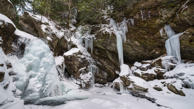 Обои картинки фото природа, зима, простор