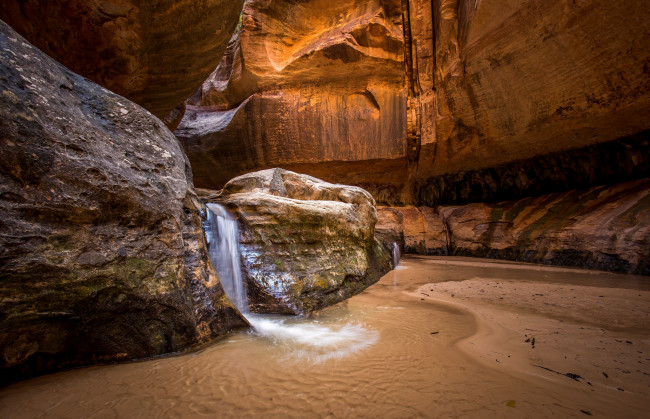 Обои картинки фото природа, водопады, простор